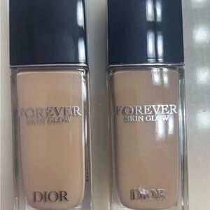 Dior Forever Skin Glow Foundation - Tan and Cream